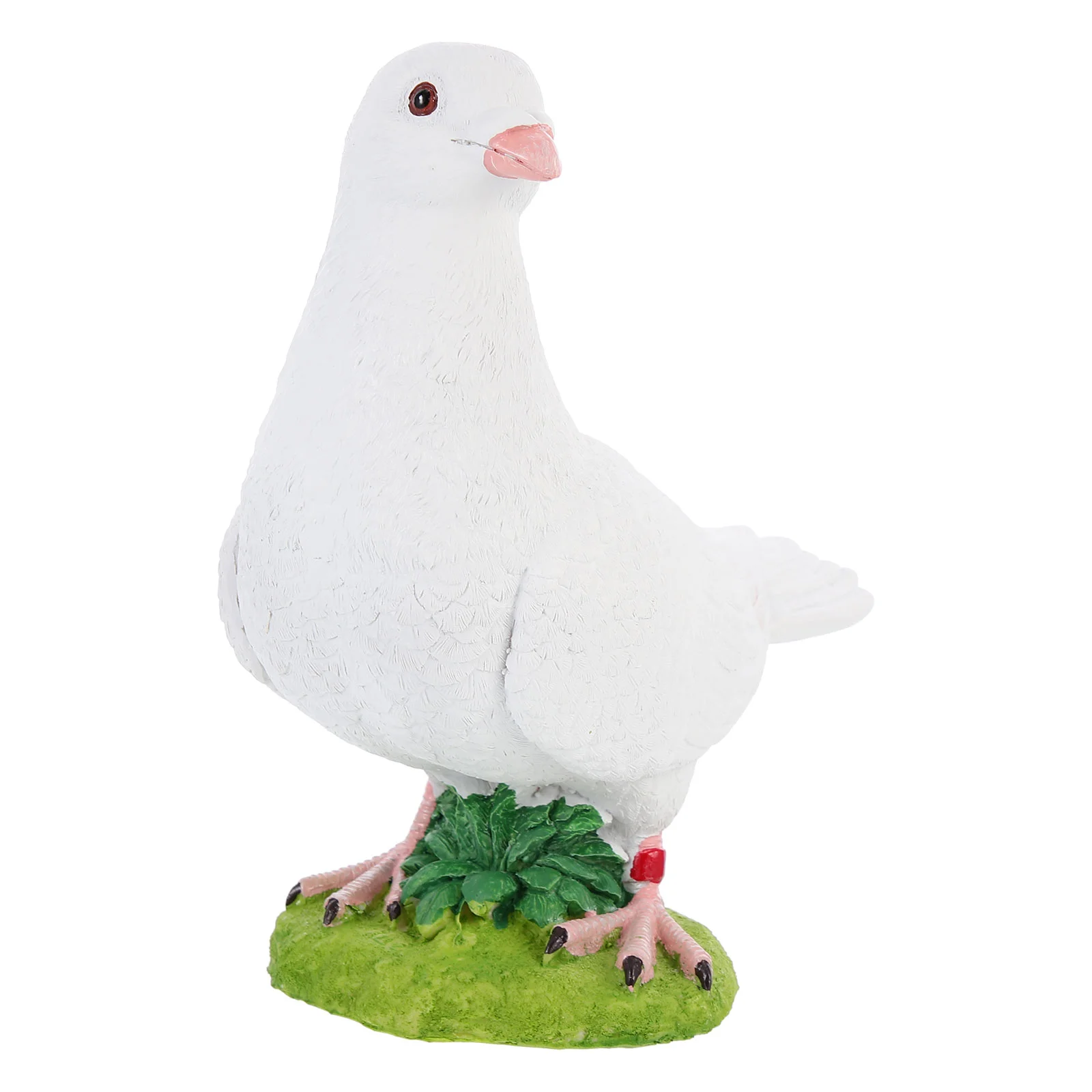 

Статуэтка в виде голубей, птиц, голубей, животных, белая статуэтка, садовая статуэтка, статуэтка, искусственная мини-модель из смолы для дико...