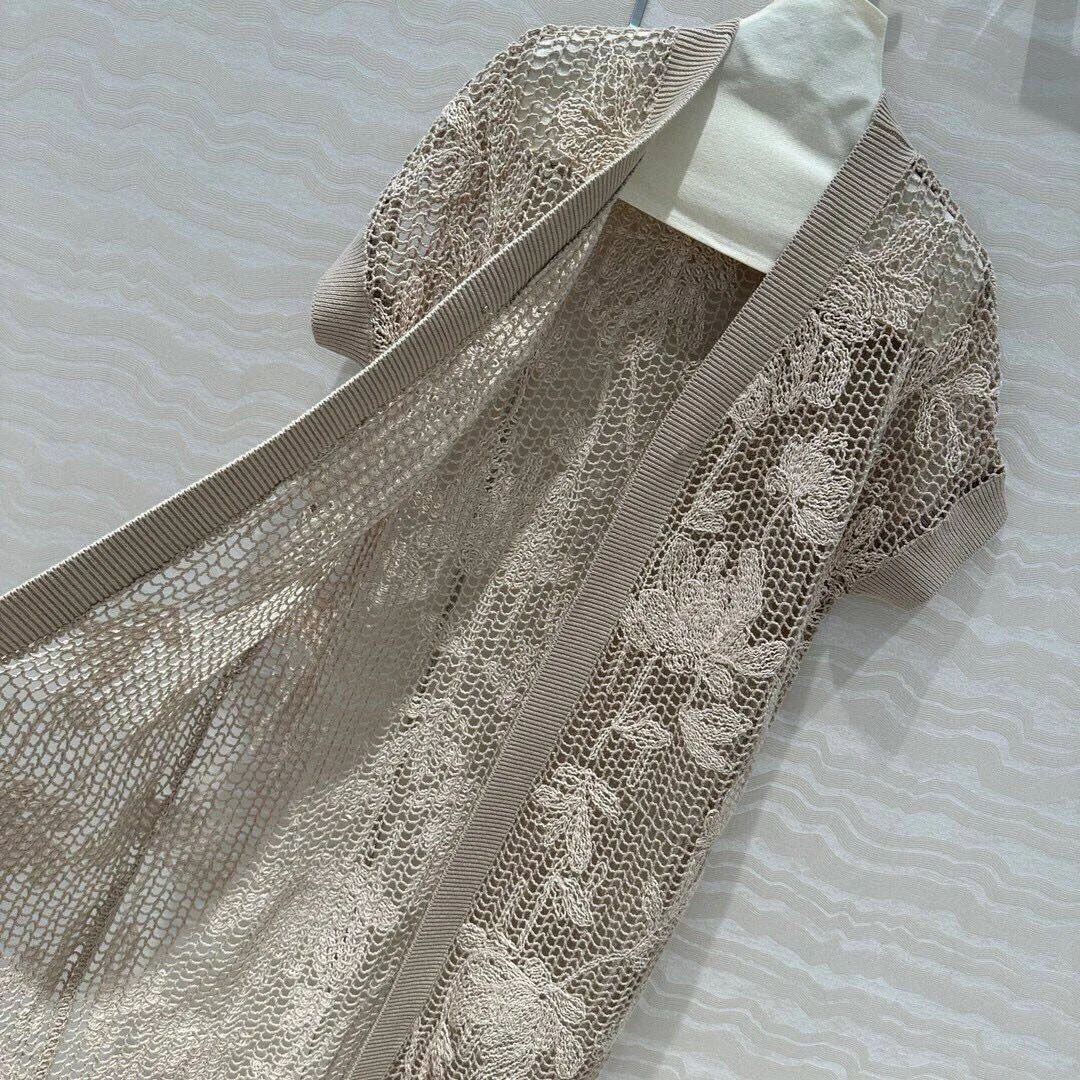 Женский вязаный длинный кардиган винтажный Повседневный свитер с V-образным