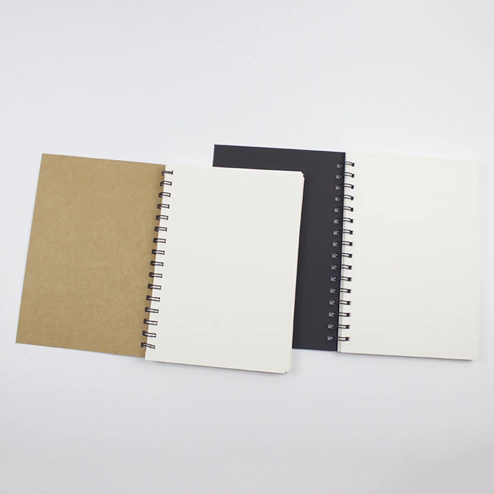 Винтажный крафт-бумага спиральный альбом для рисования журнал-планировщик