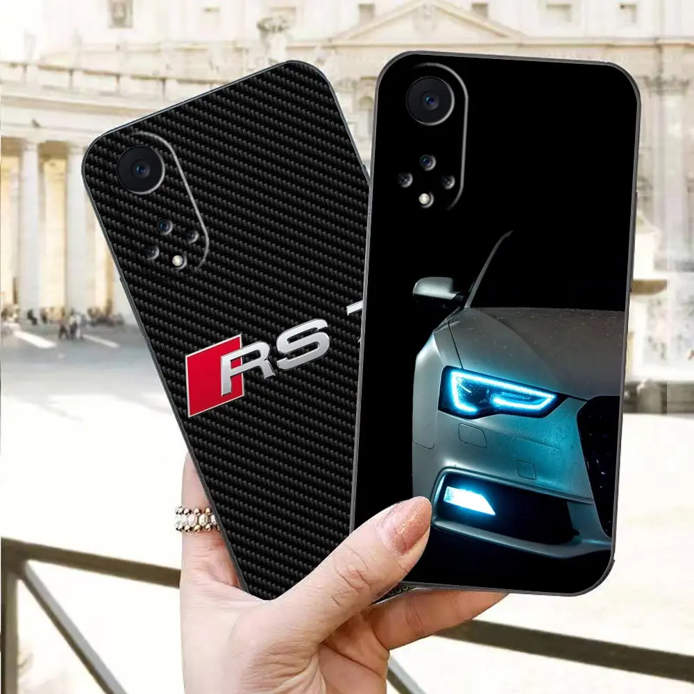 Case For Huawei NOVA Y90 Y70 Y61 10 9 9 Plus 8 8I 7 7I 6 SE 5 5I 4 3 3I 2 2S Lite Plus Pro Case Shell German Luxury Car A-AUDI