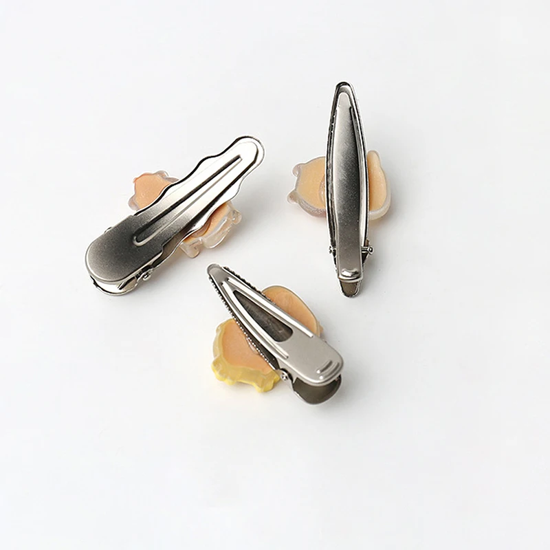 Мультяшная капибара прозрачная заколка для волос женские боковые заколки