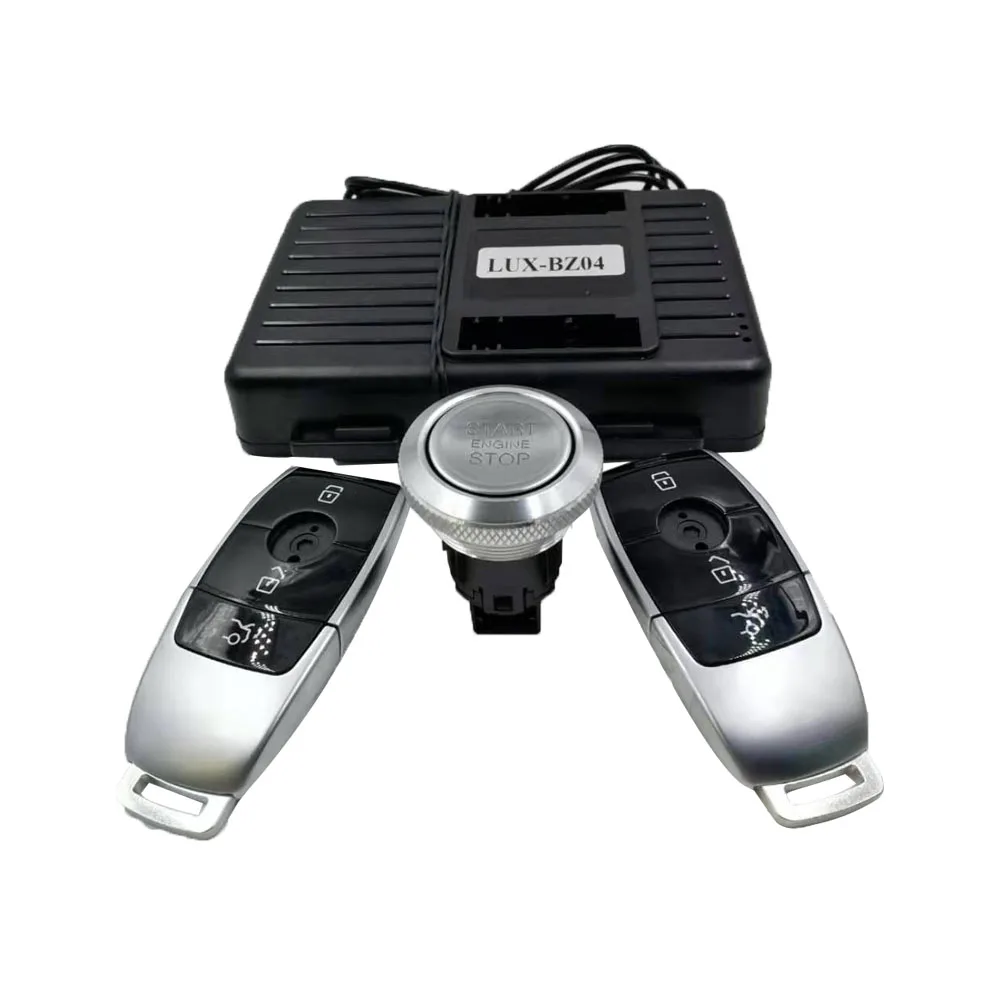 

For Mercedes Benz 06-08 ML W164 Car Add Push Start Stop Remote Start and Keyless Access System New Remote Key Car Accessories