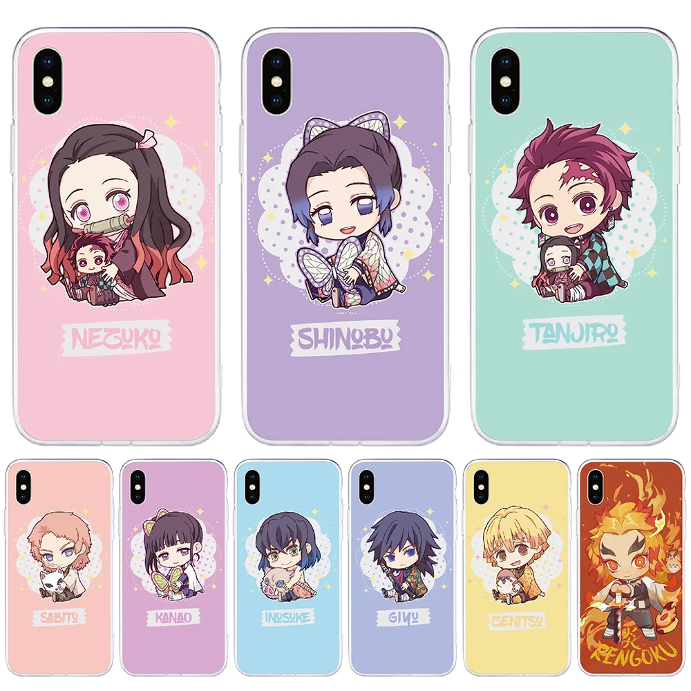 

For Itel A37 A26 A25 A35 P36 P33 Plus P13 Vision 2 1 Pro Silicone Case Demon Slayer Soft TPU Phone Cover For IETL Vision 2 Case