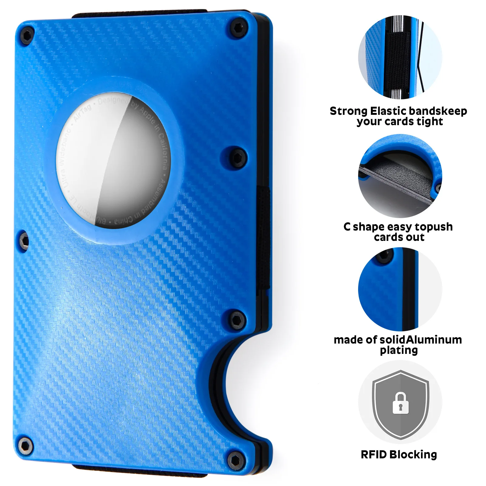 Card Holders For Men Plastic Aluminium Solid Casual Multifunctional Unisex No Zipper Card Id Holders Wallet Men New Arrival