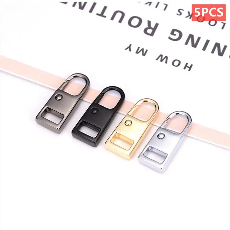 

5PC Zipper Slider Puller Instant Zipper Repair Kit Replacement For Broken Buckle Travel Bag Suitcase Zipper Head DIYSewing Craft