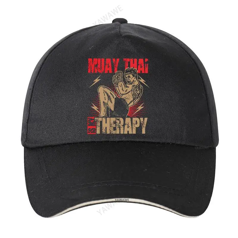 

Muay Thai Therapy Snapback Cap for Men Pure Cotton Urban Solid Sunhat Thailand Martial Art Fighter Spirit Dad hat
