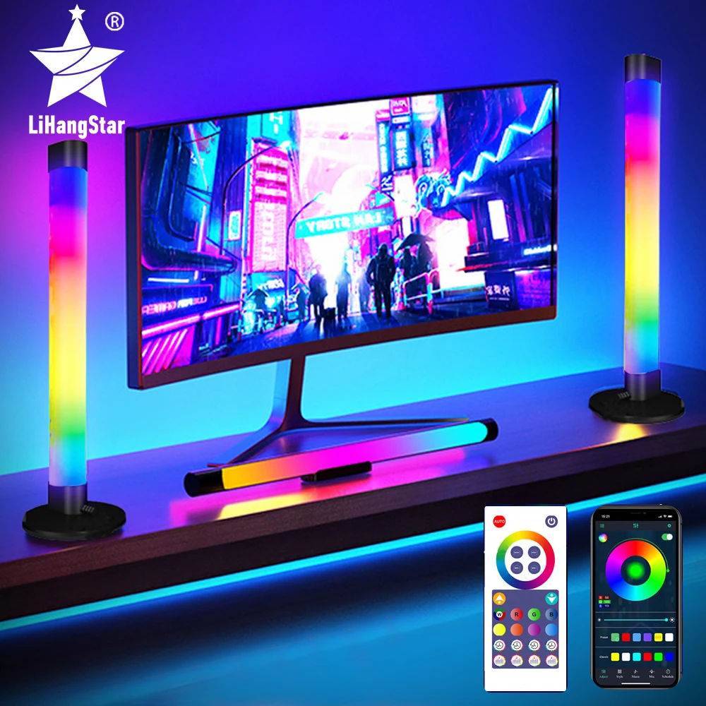 Умный светодиодный светильник RGB настольный ночсветильник с дистанционным