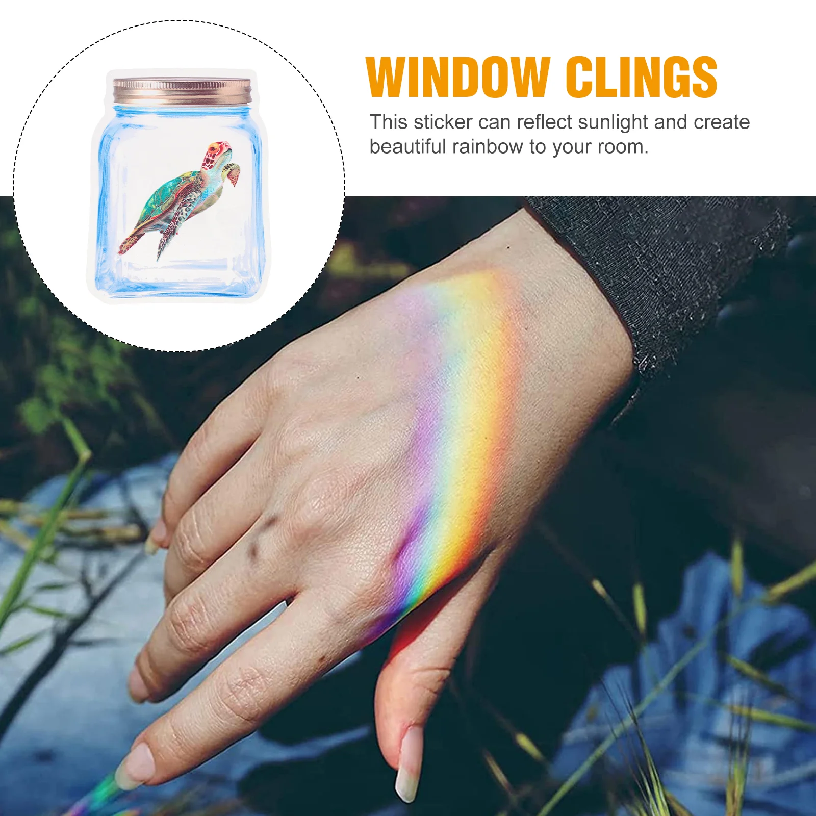 Призма статическая электриность ловец солнца наклейки окно из ПВХ пленка