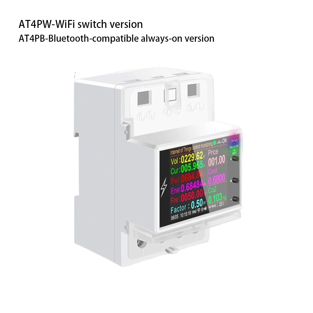 

Tuya Phone APP Control Power Meter Office Hotel Digital Display High Accuracy Voltmeter Electricity Gauge WiFi