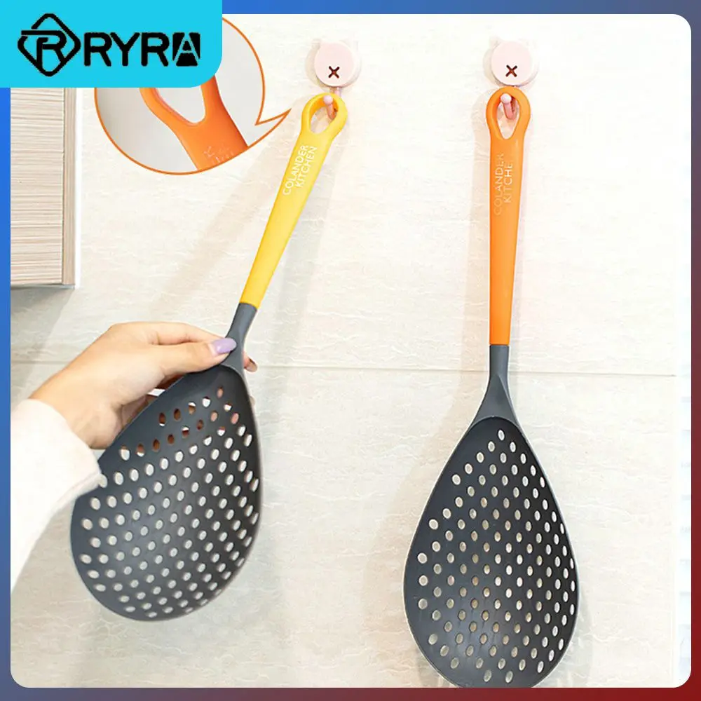 

Household Quick Drain Drain Spoons Plastic Dumplings Scoops Non-stick Pan Noodles Colander Drainer Scoop Large Multifunctional