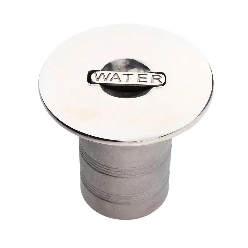 

Boat Deck Fill Filler with Keyless Cap -2 inch (50mm) 316 Stainless Steel