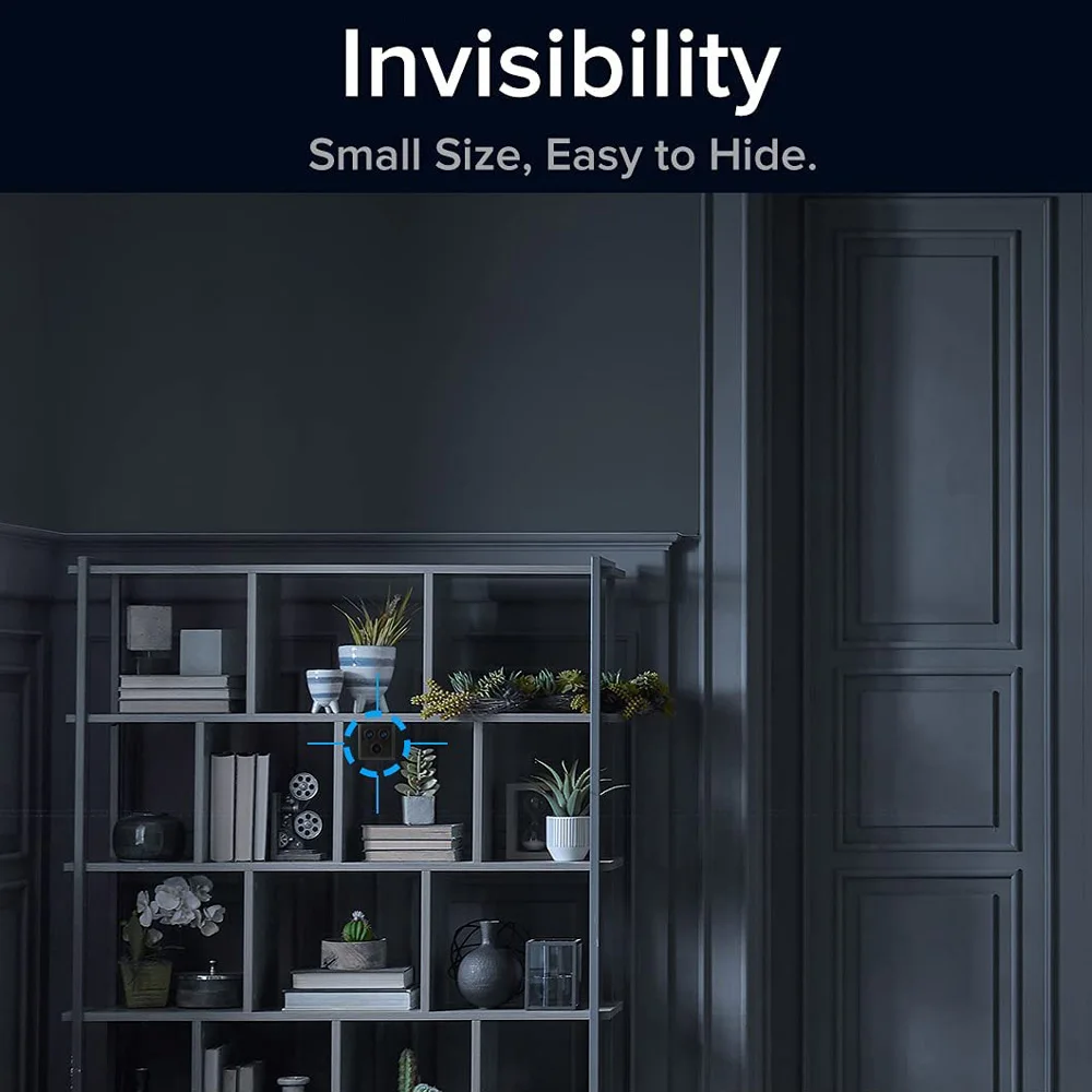 Мини-камера видеонаблюдения беспроводная компактная с Wi-Fi | Безопасность и