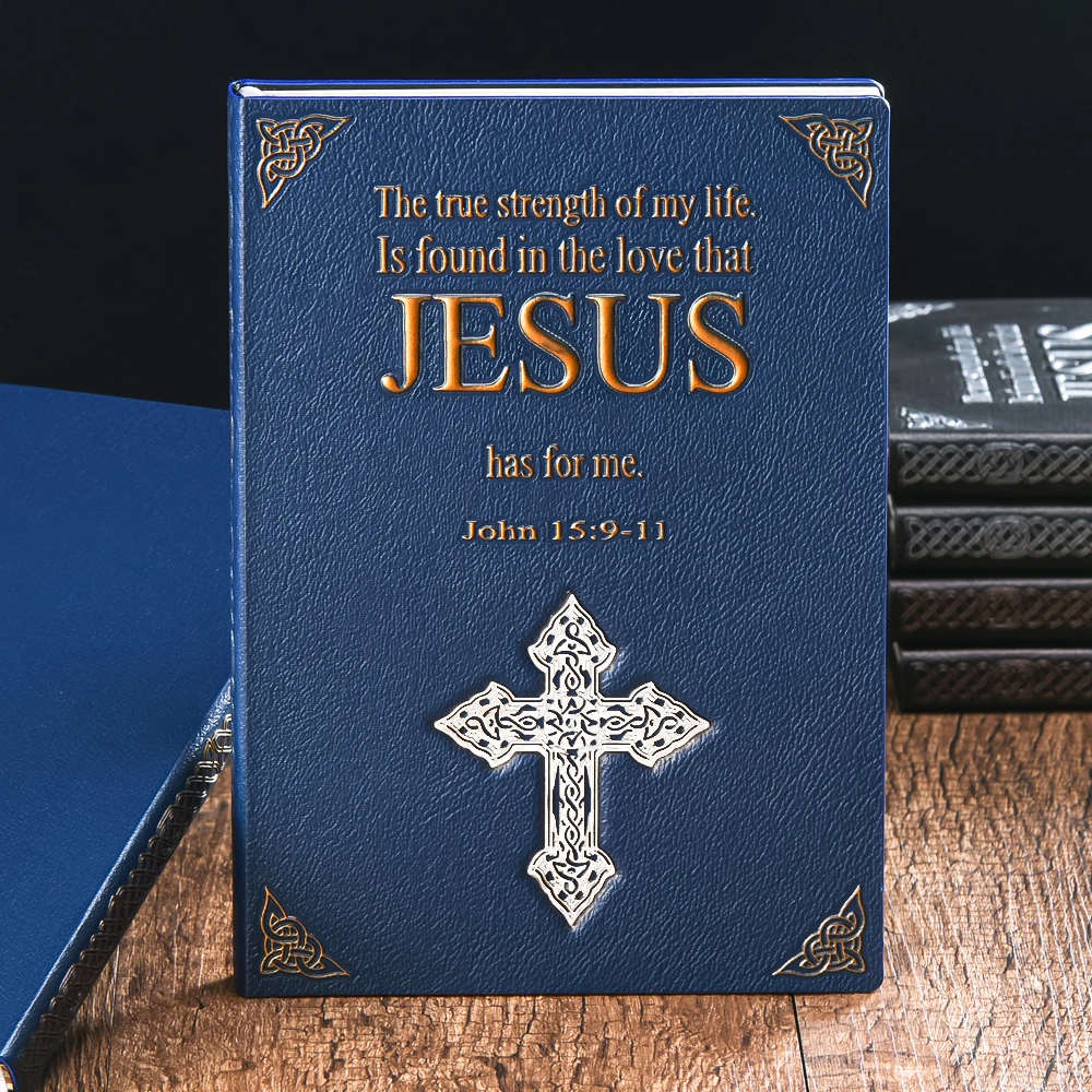 

3D Vintage Notebook A5 Jesus Retro Notepad Embossed Leather Hardcover Diary Planner New Travel Journal Nice Gift For School