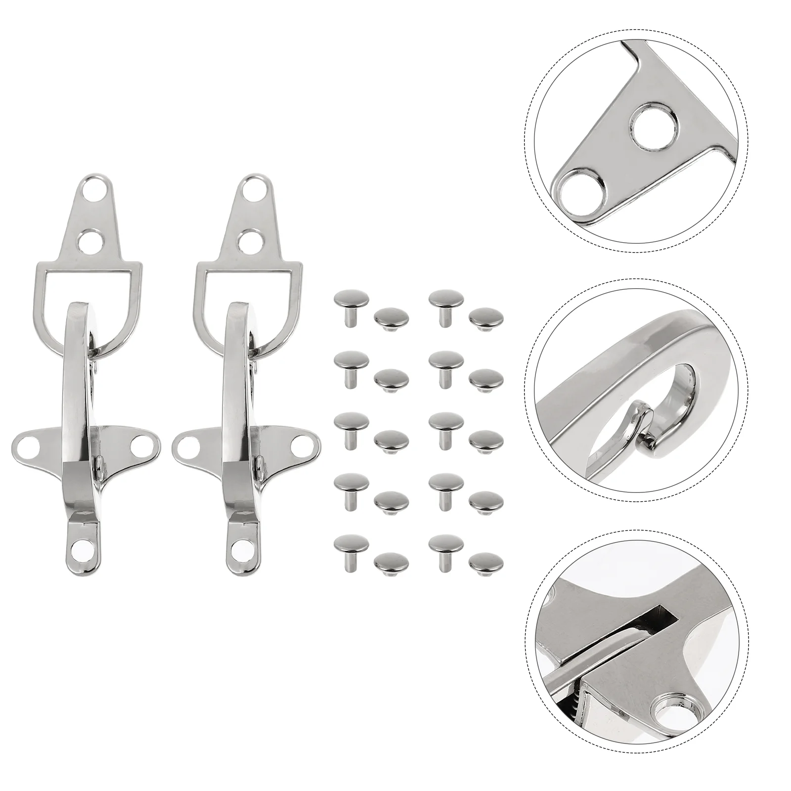

2 пары защелкивающихся кнопок для украшения одежды