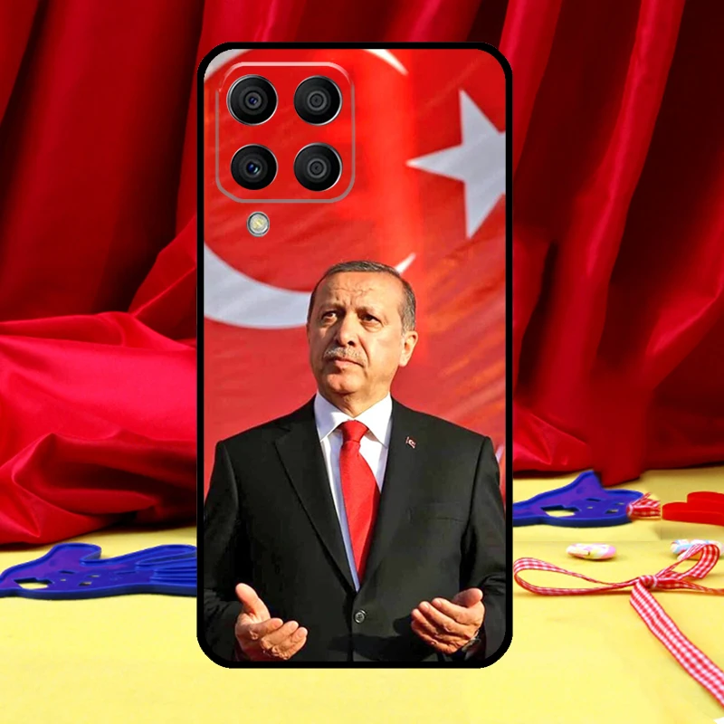 Чехол President Turkey Тайип Эрдоган для Samsung Galaxy M12 M32 M52 M11 M21 M31 M13 M33 M35 M53 M55 M15 M14 M34 M54 M06 M16