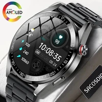 new 8g ram 454454 amoled hd screen men smart watch always display the time bluetooth call local music smartwatch for men xiaomi