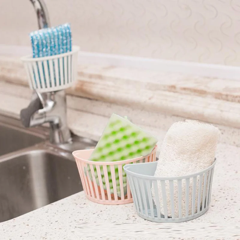 

Kitchen Plastic Drain Basket Storage Basket Shower Shelf Bathroom Accessories Plastic Drain Basket Kitchen Bathroom Food @LS