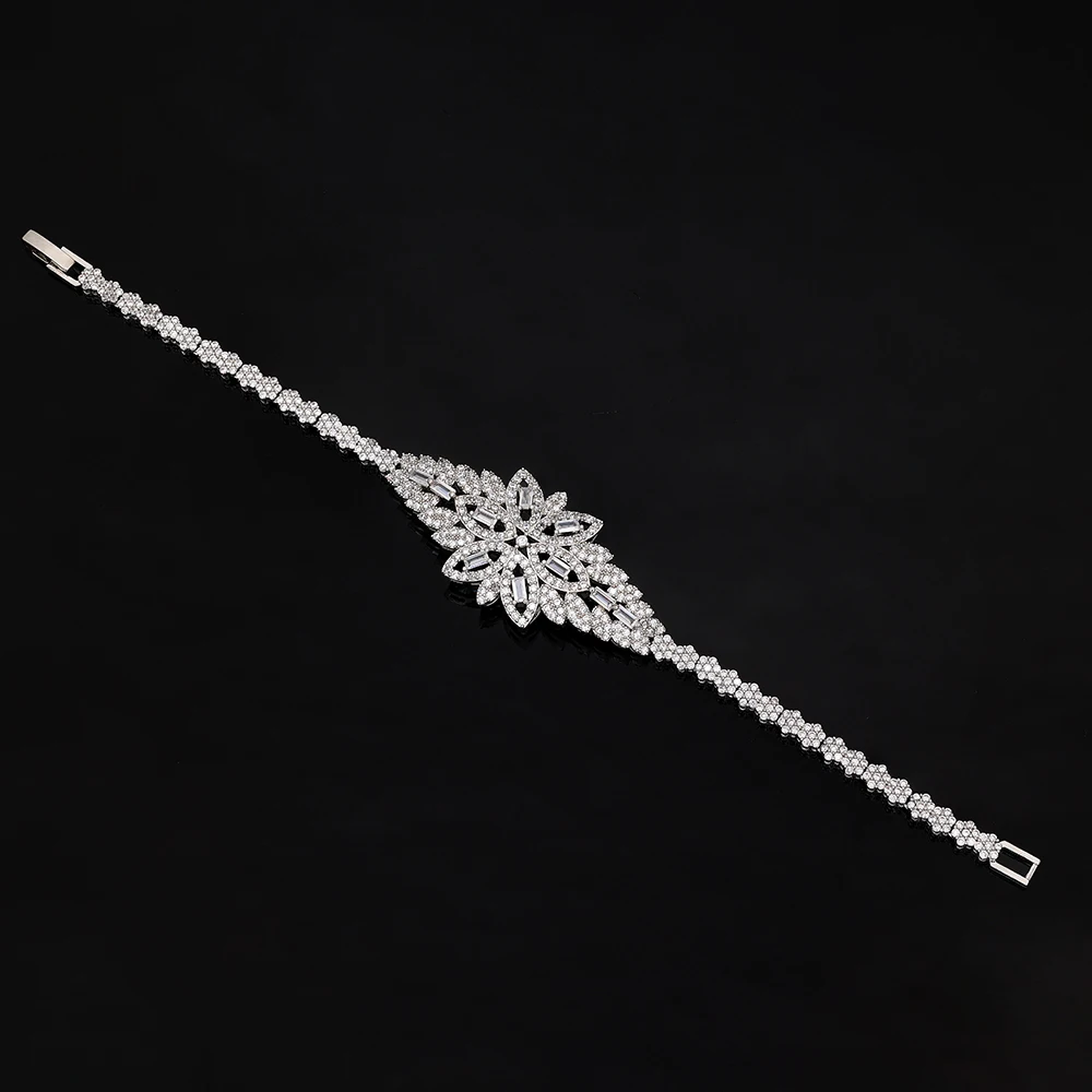 4 шт. комплект из колье серёг браслета и кольца |