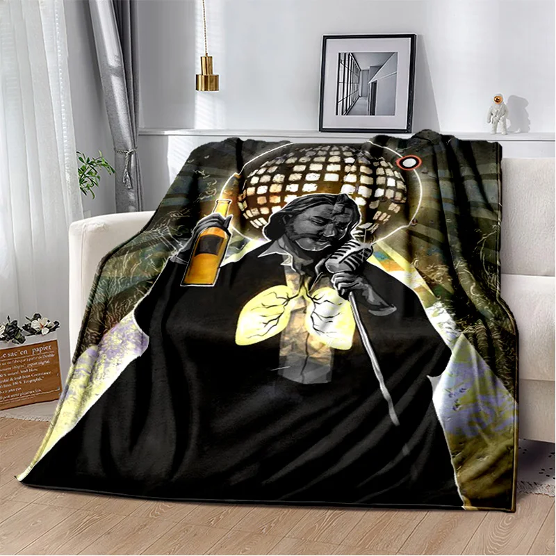 Игровое мультяшное одеяло для дискотеки мягкое дома спальни кровати дивана