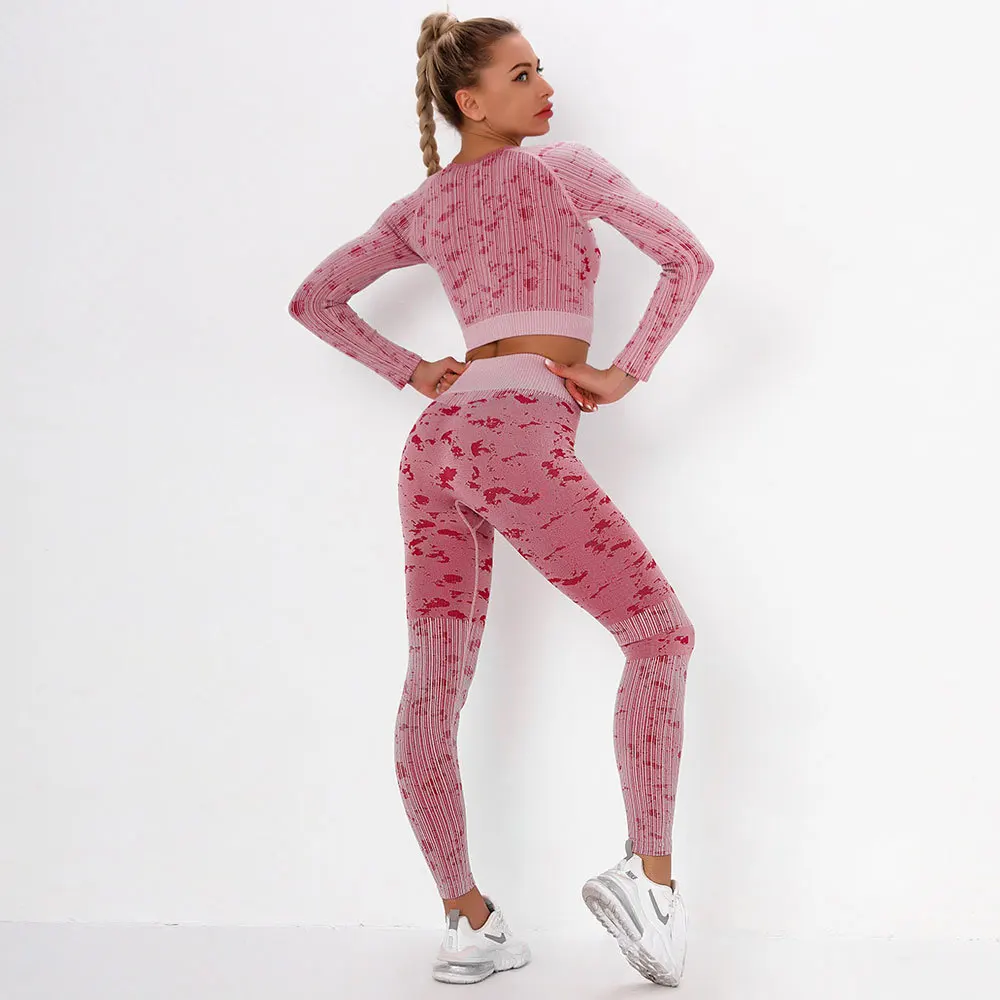 1/2/3pcs Yoga Set Fitness Sports Set Gym Clothing Seamless Sport Suit Gym Set Crop Top+Sports Bra+Leggings Women Workout Clothes