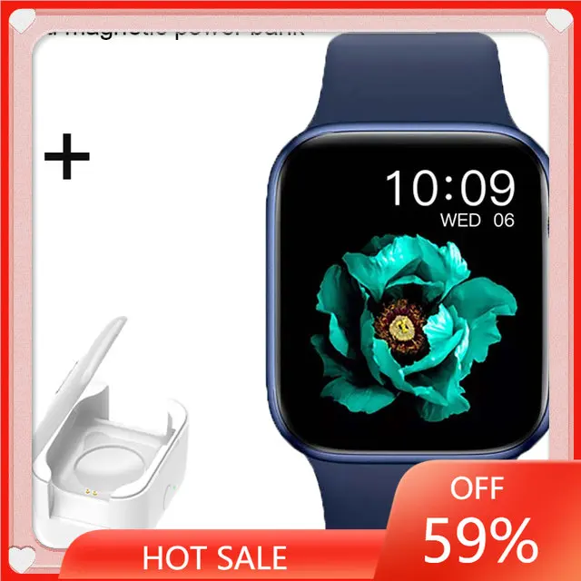 

Смарт-часы IWO для мужчин и женщин, спортивные Смарт-часы с 7 циферблатами, пульсометром, для Android, IOS, Iphone + коробка, оригинал, 44 мм