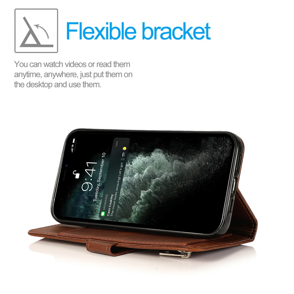 leather phone bag case for xiaomi poco x3 nfc 11t redmi 10 note 10 9 pro lite luxury flip wallet card slots magnetic cover coque free global shipping