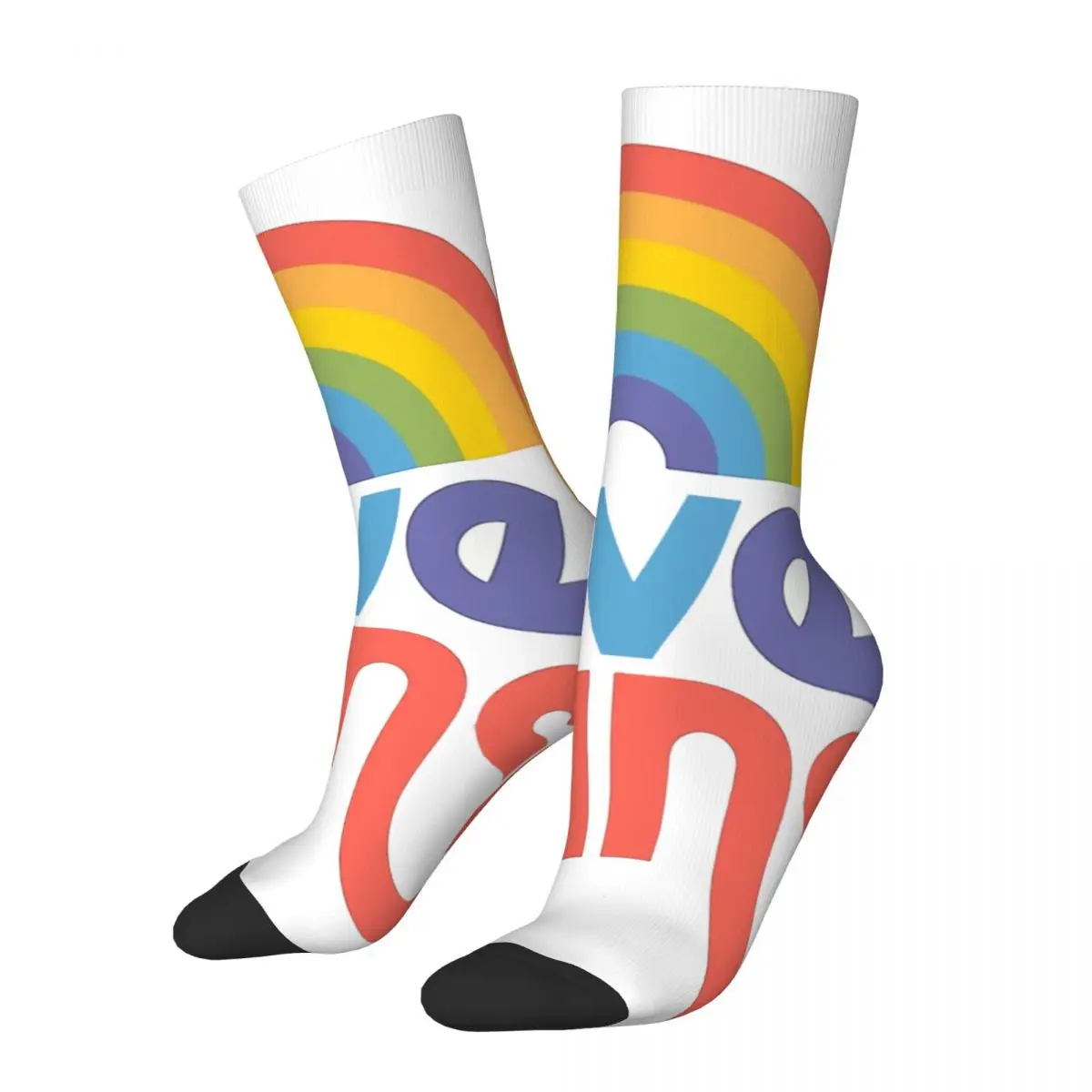 

Счастливые забавные мужские носки Love Wins винтажные в стиле Харадзюку гей гордость ЛГБТ Love-ZW уличный стиль Необычные Носки с рисунком