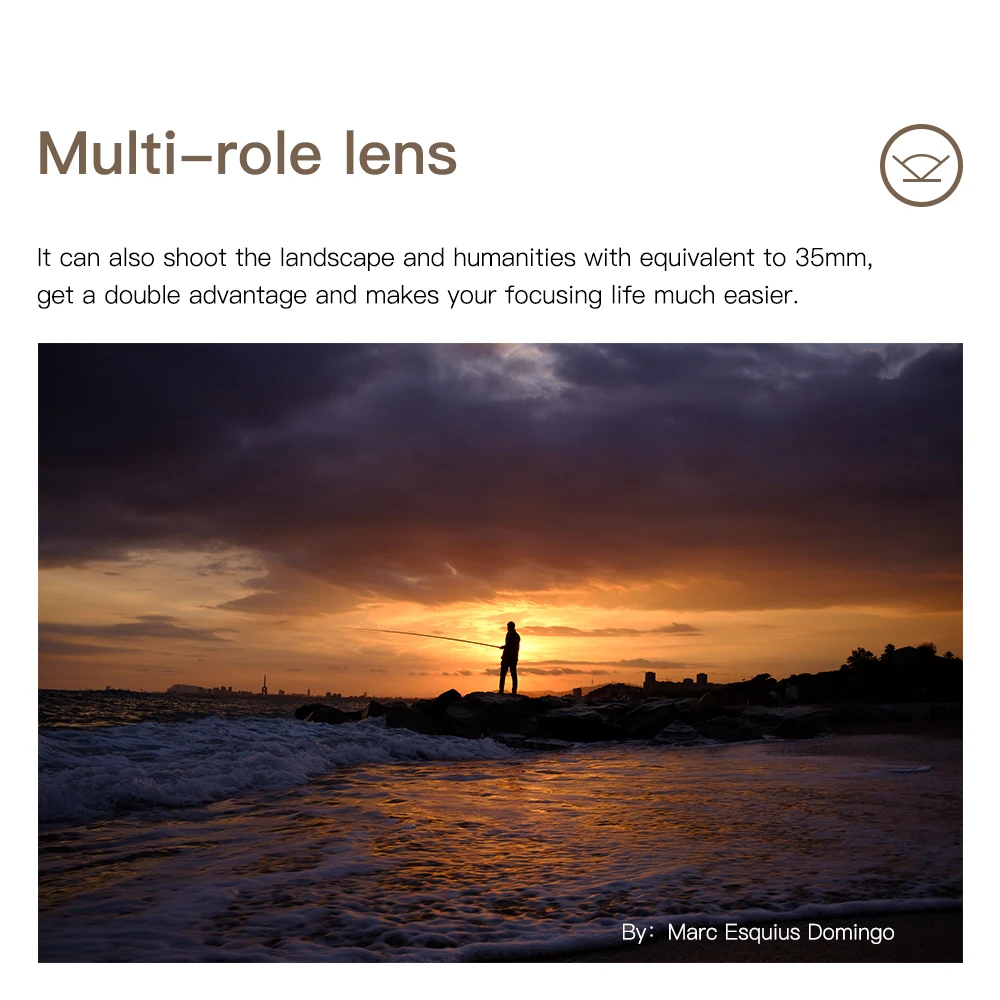 Объектив TTArtisan 23 мм f1.4 для камеры с ручной фокусировкой Sony E mount Fuji XF Canon Eos-m M4/3