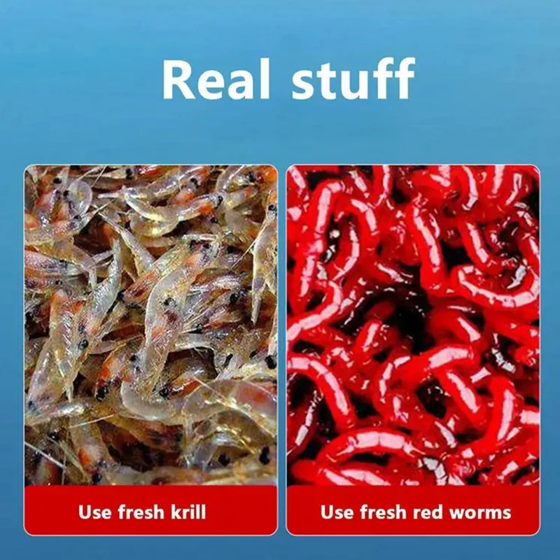 1 пакет концентрированная рыба привлекательный порошок червя крови приманка для