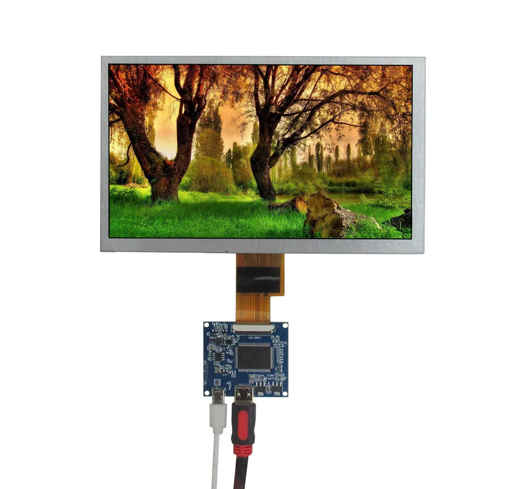 8 Inch 1024x600 DIY Multipurpose Portable LCD Screen Display Driver Control Board Monitor Mini HDMI-Compatibl