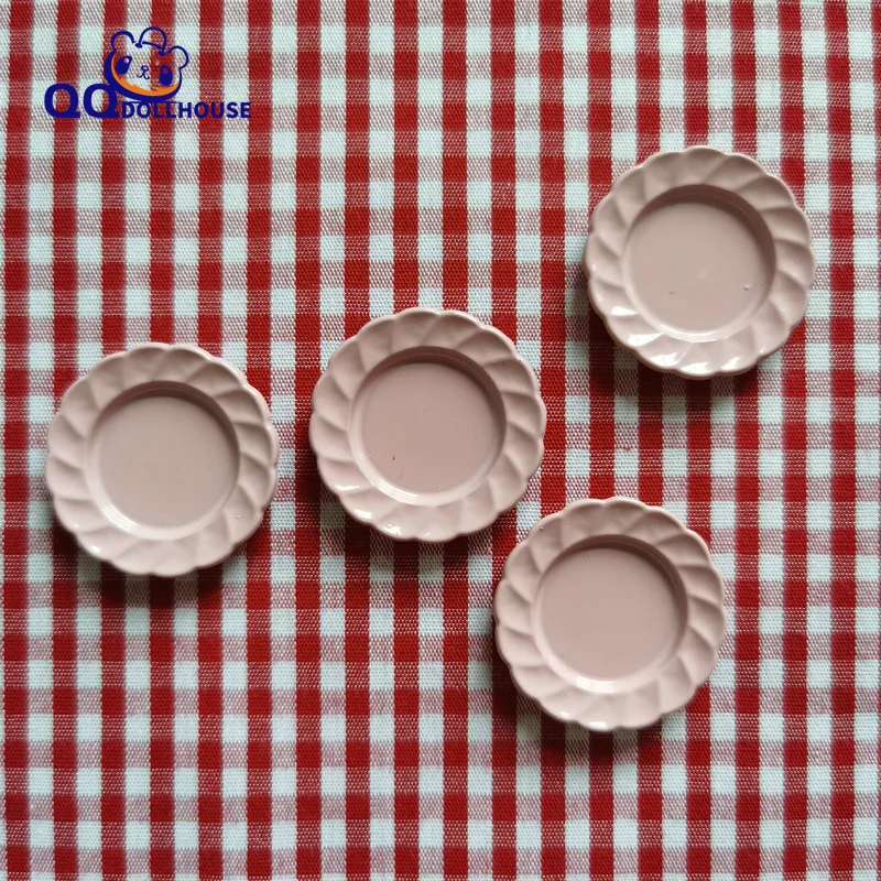 

QQ кукольный домик, металлические аксессуары для мини-ресторана 1:6 1:12, модель мини-фоторяда (4 шт./компл.)