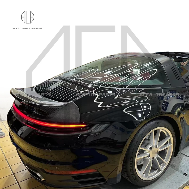 Детали из натурального углеродного волокна заднее крыло спойлер для багажника