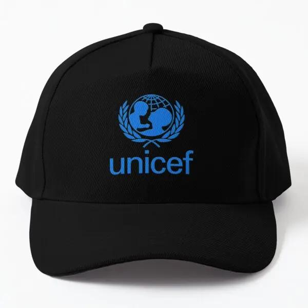 

Unicef Baseball Cap Hat Snapback Czapka Summer Boys Casual Casquette Women Black Outdoor Mens Bonnet Spring Solid Color