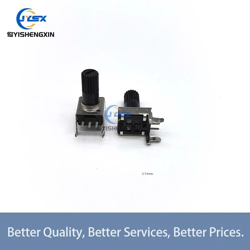 50 шт. RV09 горизонтальный 12 5 мм вал 0932 регулируемый резистор 1K 2K 5K 10K 20K 50K 100KΩ Ом