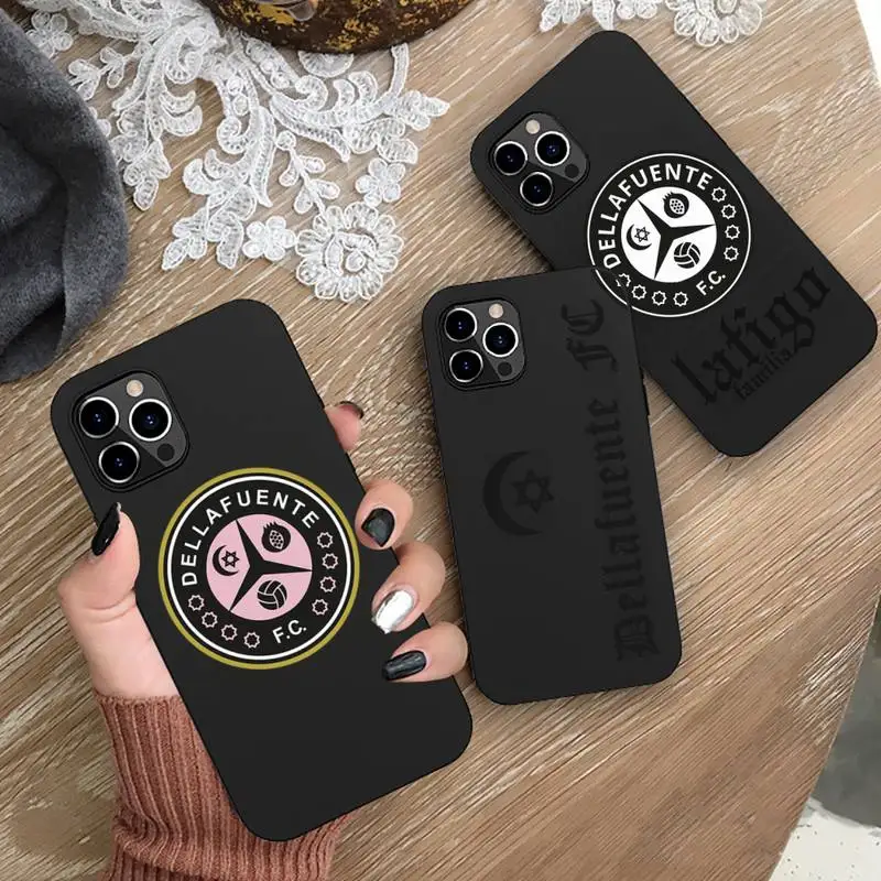 

Dellafuente F C чехол для телефона силиконовый мягкий для iphone 13 12 11 Pro Mini XS MAX 8 7 Plus X 2020 XR чехол