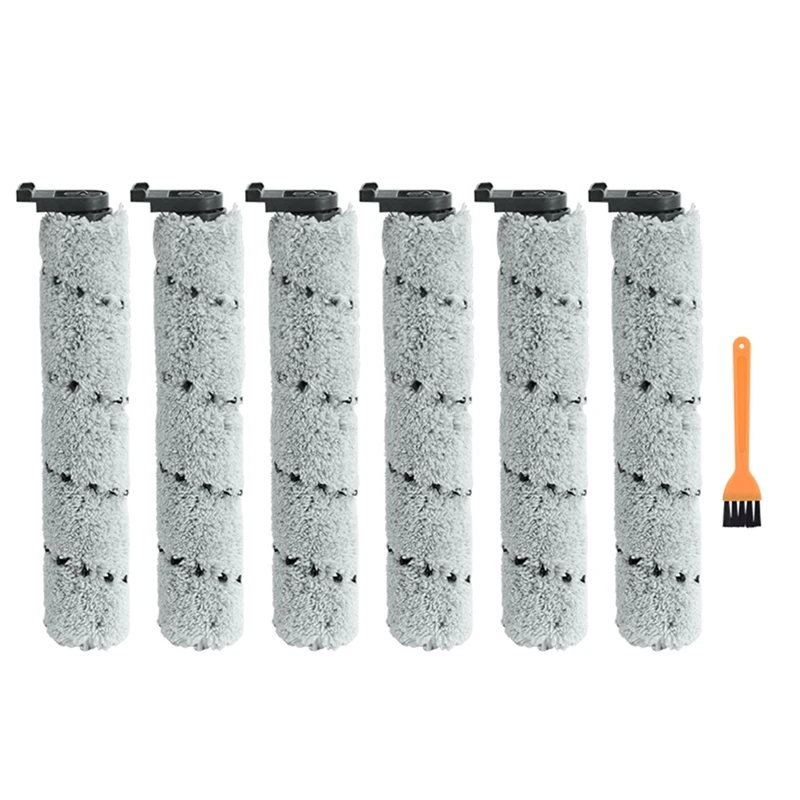 

7Pcs Main Roller Brush For Deerma VX100 Cordless Scrubber Vacuum Cleaner Sweeping Parts Household Sweeper Cleaning Tool