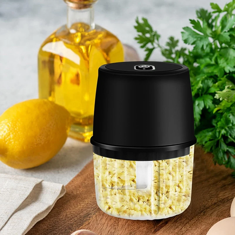 Электрический измельчитель чеснока BMBY перезаряжаемый через USB портативный