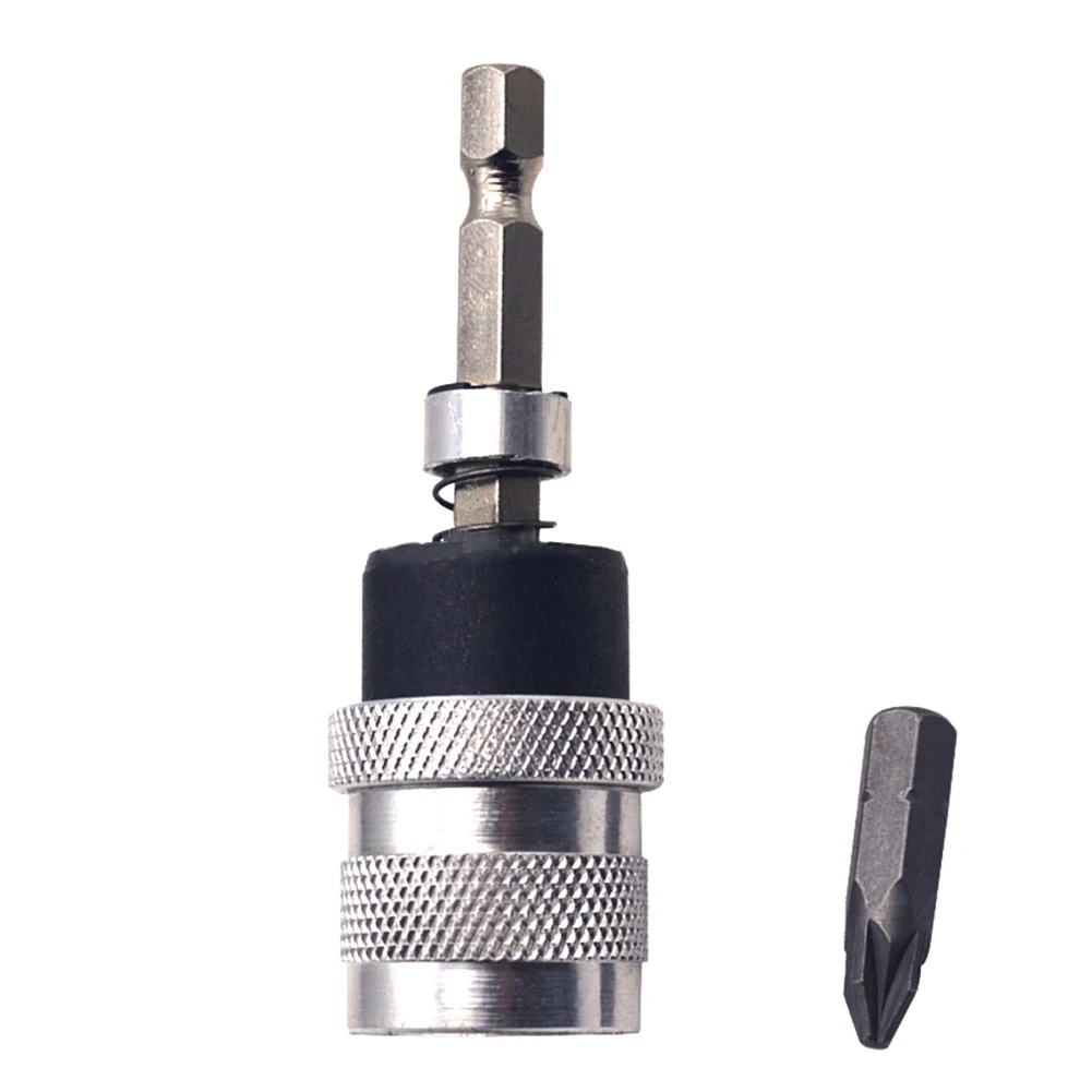 Bit Holder Screwdriver Handheld Drives Telescopic Adapter Extension Fixed Drill Bit Magnetic Quick Accessories