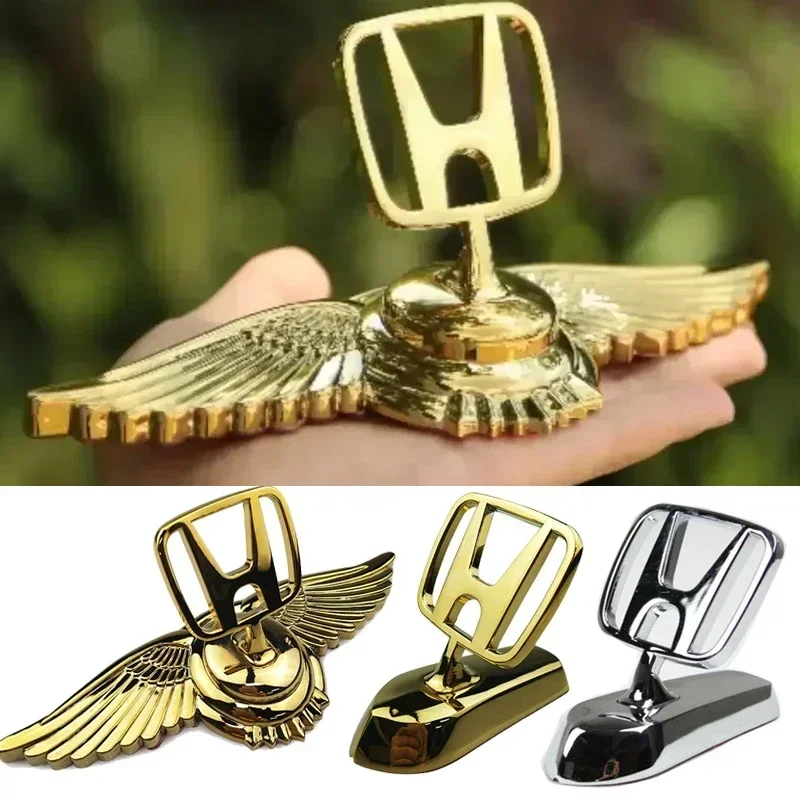 Металлический автомобильный передний капот с логотипом эмблема наклейка для Honda