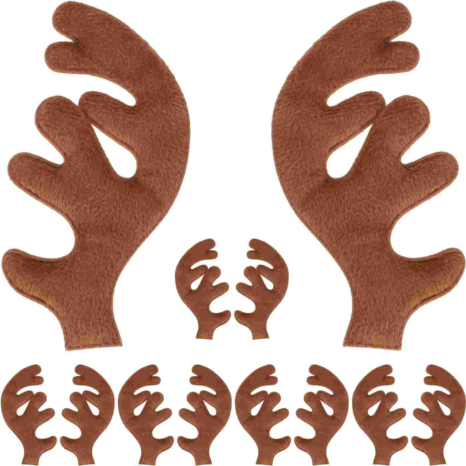 30 шт. тканевые рога шляпа украшение оленя рождественские аксессуары для