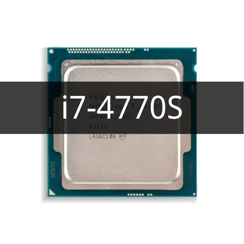 

I7 4770S 3,1 ГГц 8M SR14H четырехъядерный восьмипоточный процессор для настольного компьютера процессор разрозненные детали