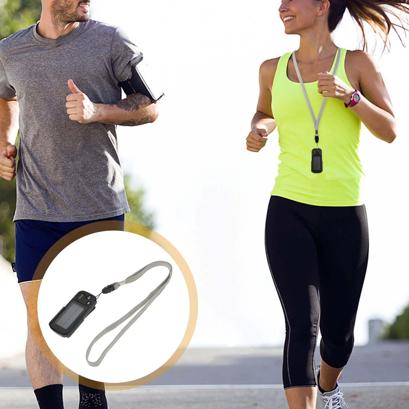 

Многофункциональный спортивный подвесной шагомер