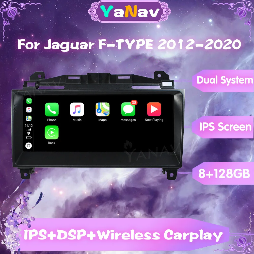 

Android Unit For Jaguar F-TYPE 2012-2020 Car Radio Multimedia Video Player Auto Stereo GPS Navigation Wireless Carplay 4G LTE