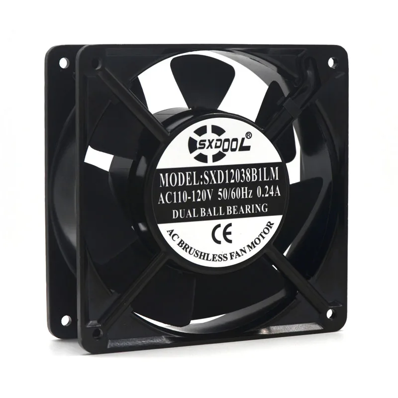 Вентилятор 115VAC 120В 110В осевой 1238 120 мм x 38 высокая скорость DIY вентиляционные