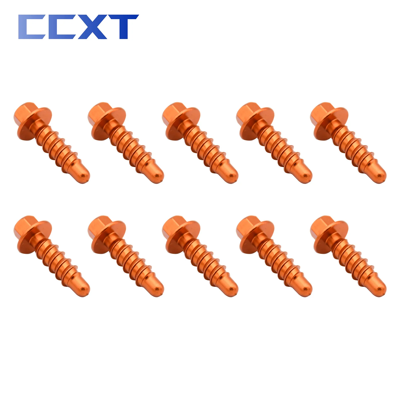 

10 шт. комплект алюминиевых саморезов с ЧПУ для Husqvarna FE TE FC TC FX TX для KTM EXC EXCF XC XCF XCW SX SXF 2004-2022