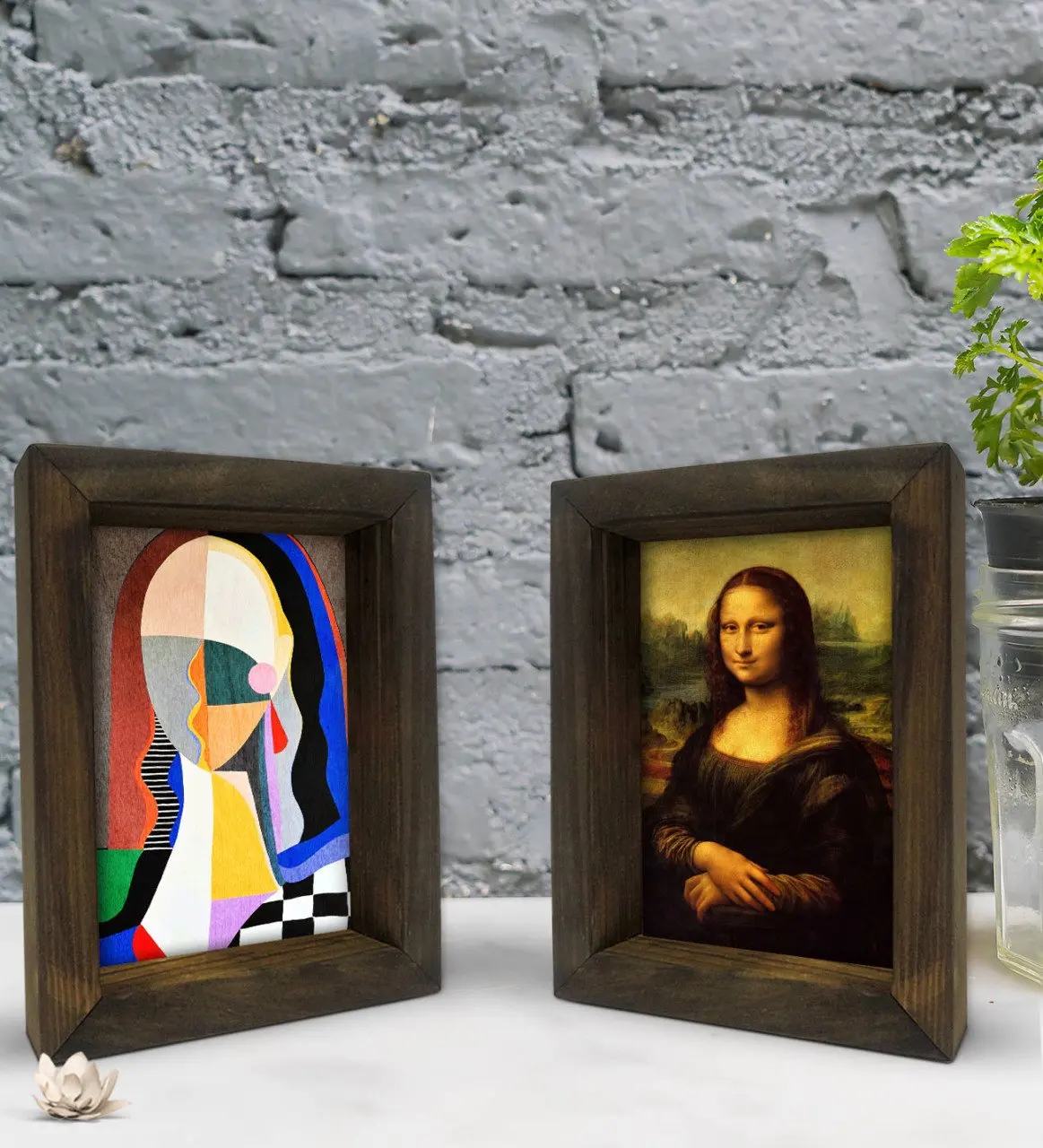 

Bk Подарочная декоративная 2-Дюймовая натуральная рама из массива дерева 15x20 см-48