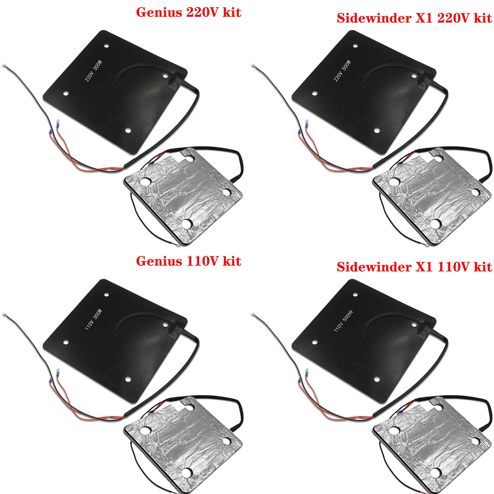 

3D Printer Hot Bed Platform Building Surface Plate Heating Bed For Sidewinder SW-X1 And for Genius 110V 220V Dropshipping