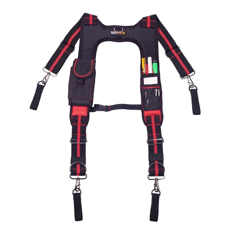 

Tool Belt Suspenders Smartphone Cell Phone Case Pouch Electrician Maintenance
