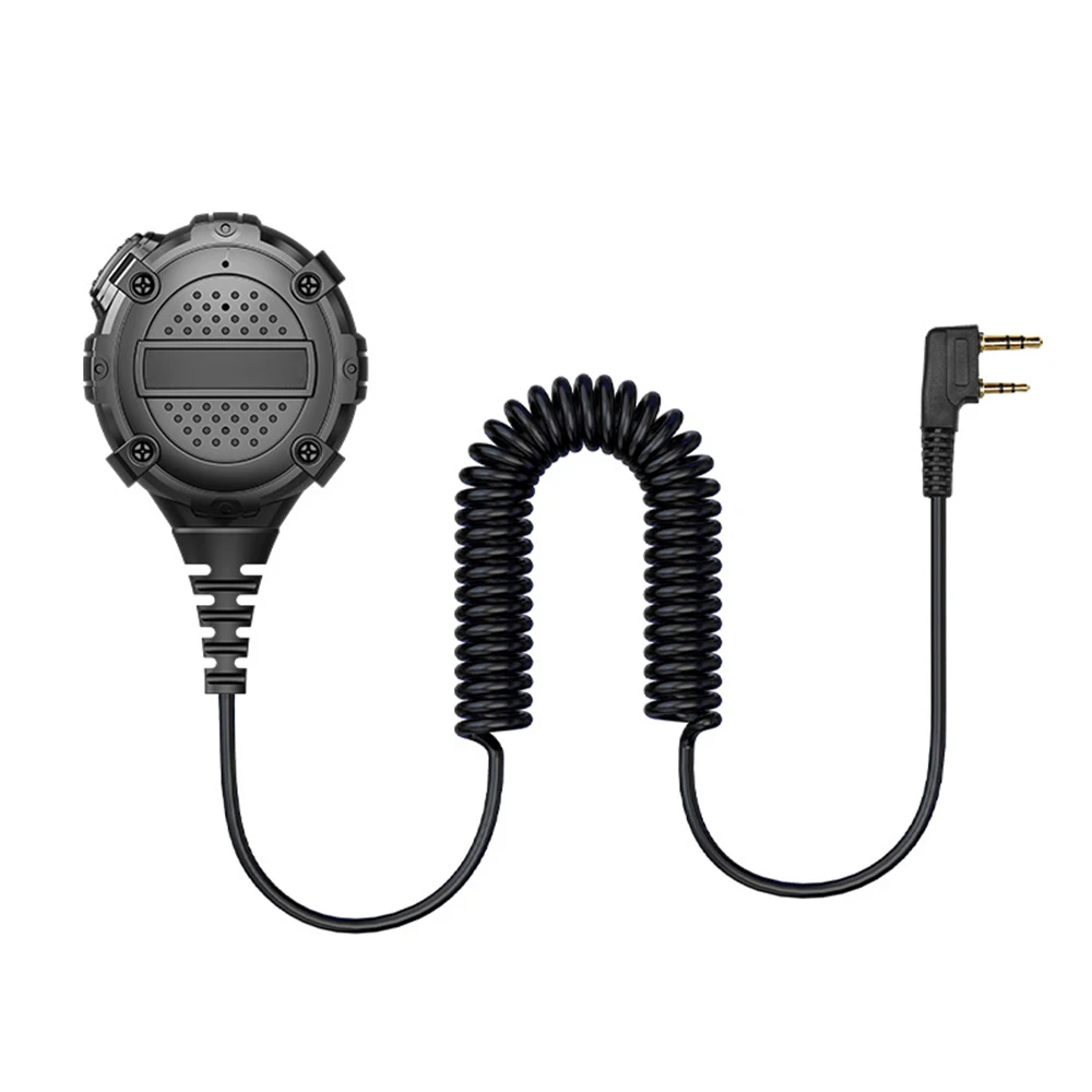 Baofeng микрофон Walkie Talkie аксессуары Tangent Mic плечевой Динамик PTT для Kenwood UV-5R UV82