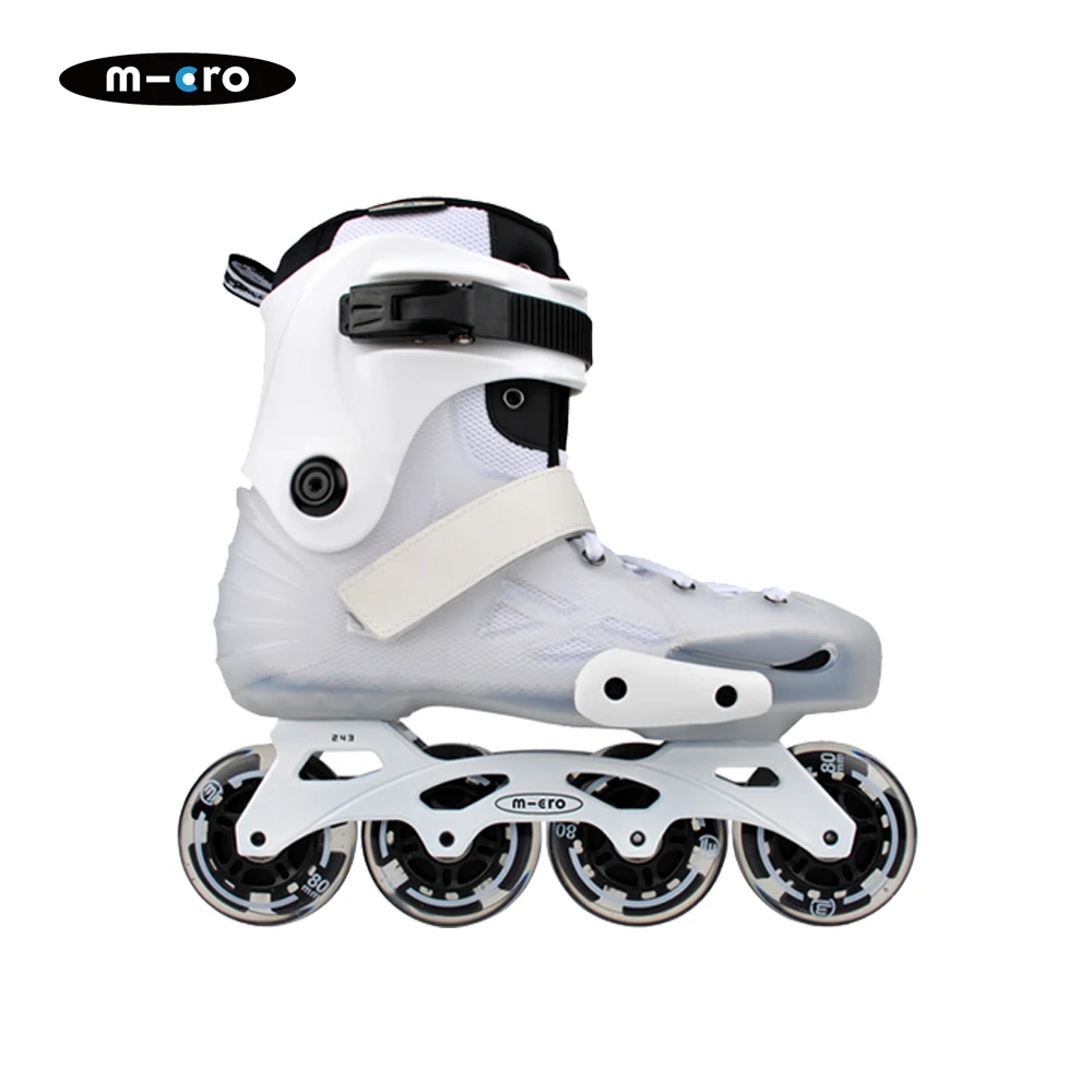 

Micro Skate MT4 FLASH - Recreational and Urban InlineSkates for Beginners Men and Women,76/80 85A FLASH Wheels,12+ Beginner